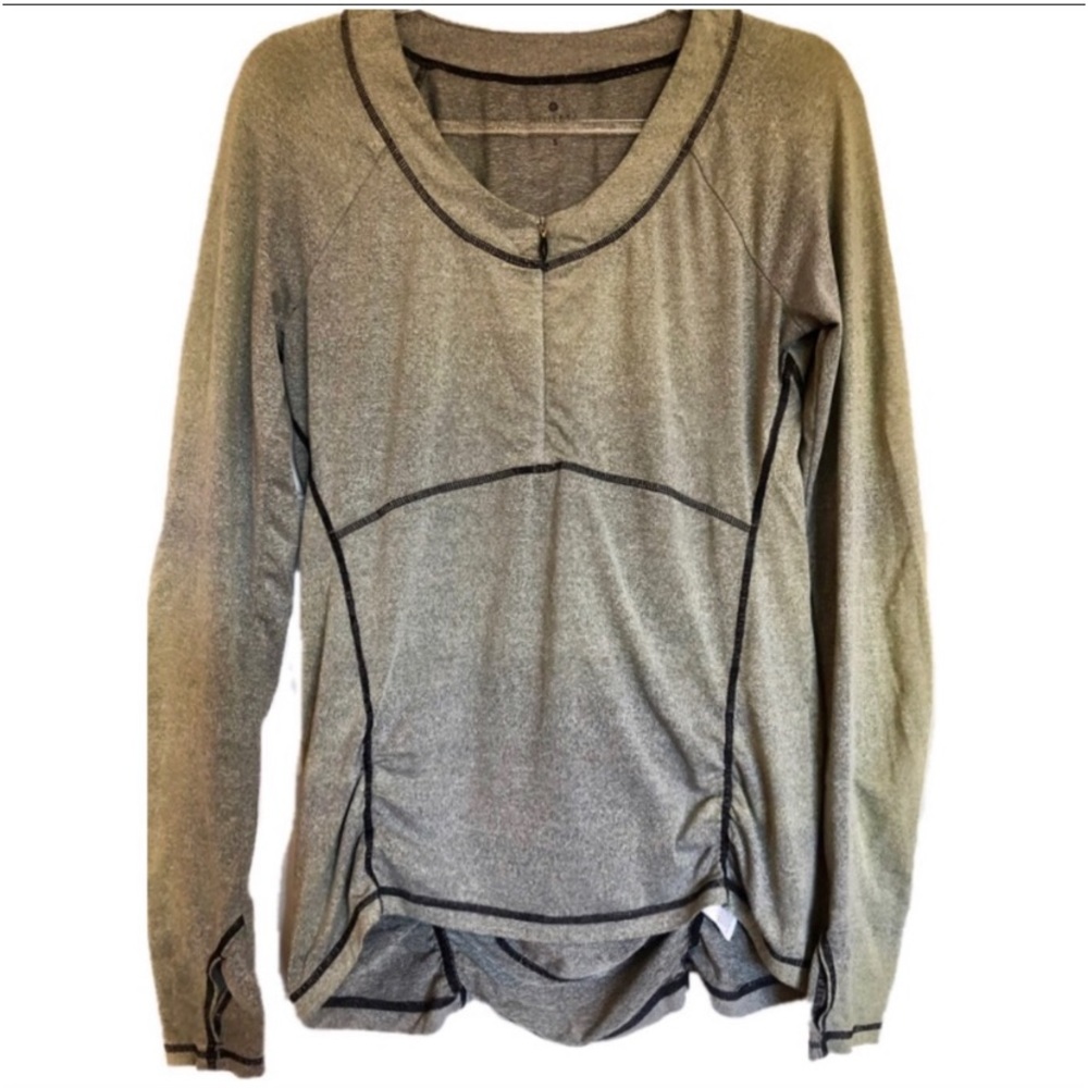 Athleta Half Zip Long Sleeve Pull Over